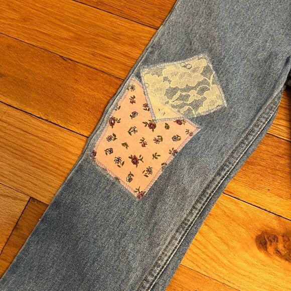 Vintage 1990s Patchwork Tickle Me! Jeans - Picture 4 of 4